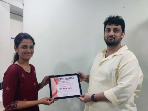 Orthomania certificate presentation (2)